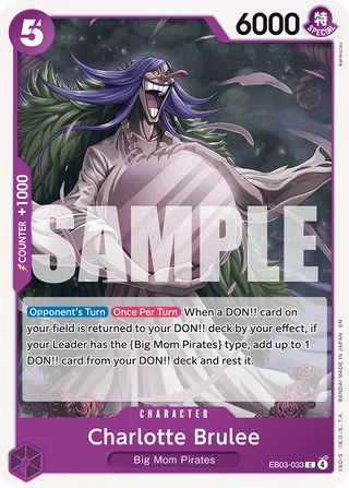 Charlotte Brulee #EB03-033 · Extra Booster: One Piece Heroines Edition One Piece card