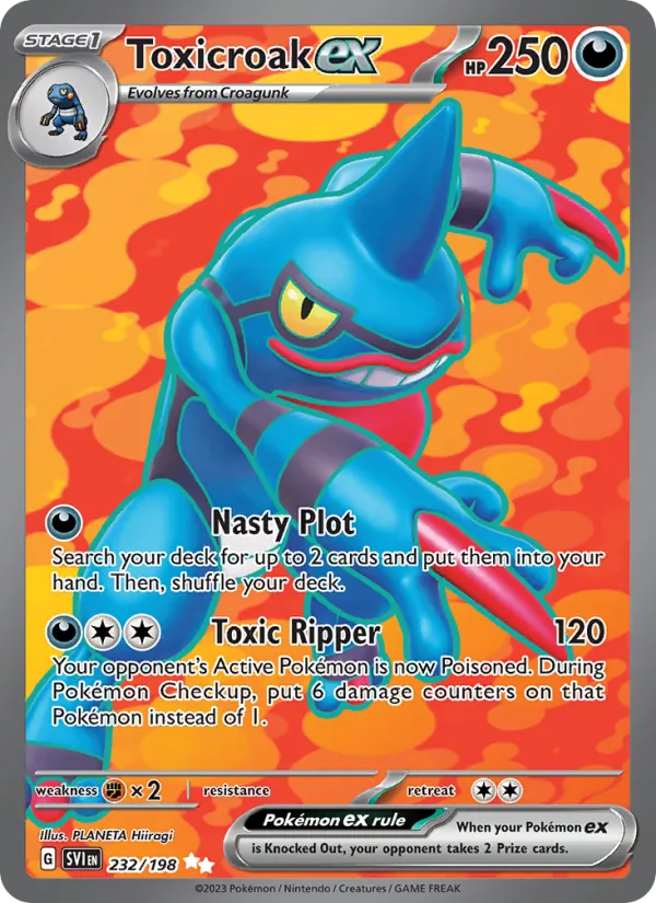 Toxicroak ex full card art