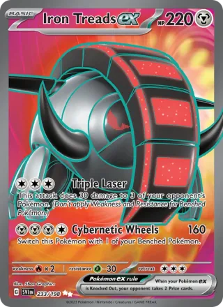 Iron Treads ex #233 · Scarlet & Violet Pokémon card