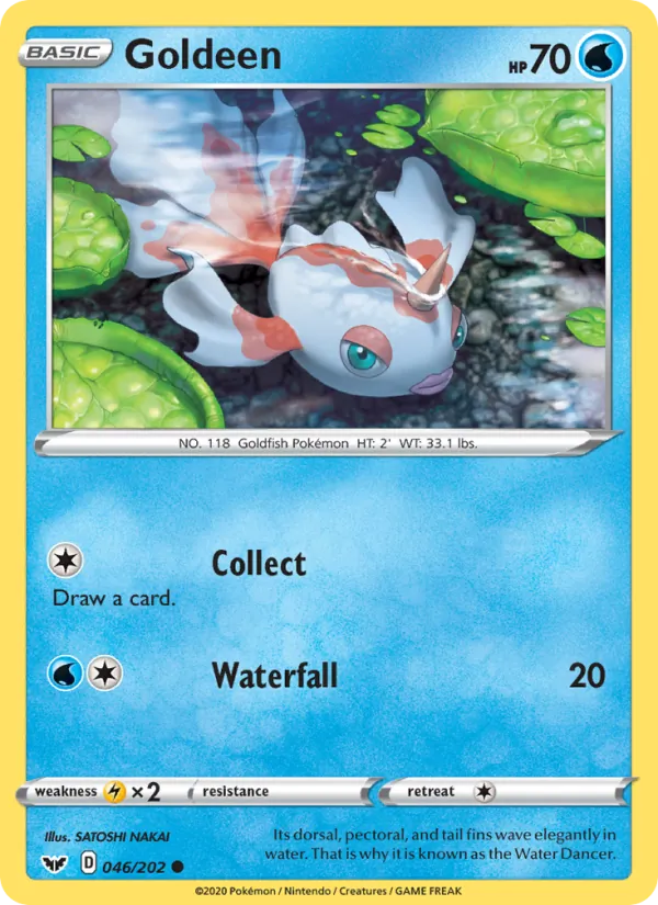 Goldeen full card art