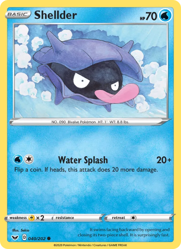 Shellder full card art