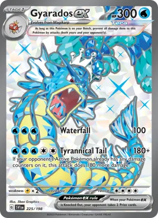 Gyarados ex #225 · Scarlet & Violet Pokémon card