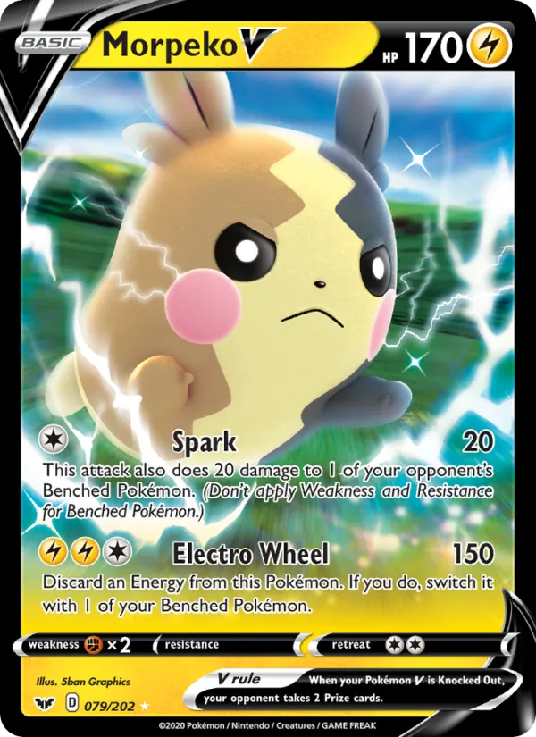 Morpeko V full card art
