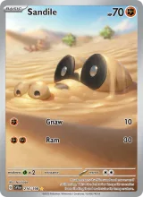 Sandile · Scarlet & Violet Pokémon card