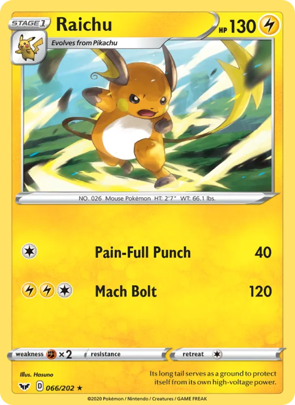 Raichu full card art