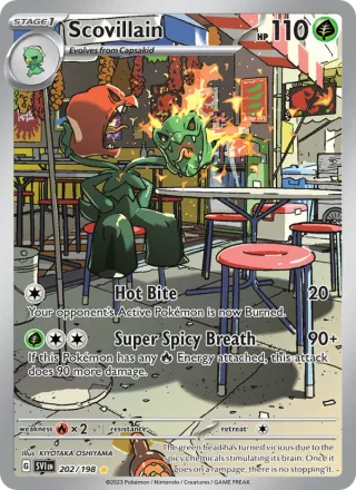 Scovillain #202 · Scarlet & Violet Pokémon card