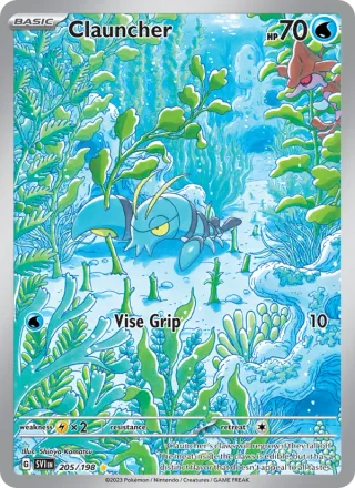 Clauncher #205 · Scarlet & Violet Pokémon card
