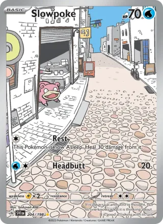 Slowpoke #204 · Scarlet & Violet Pokémon card
