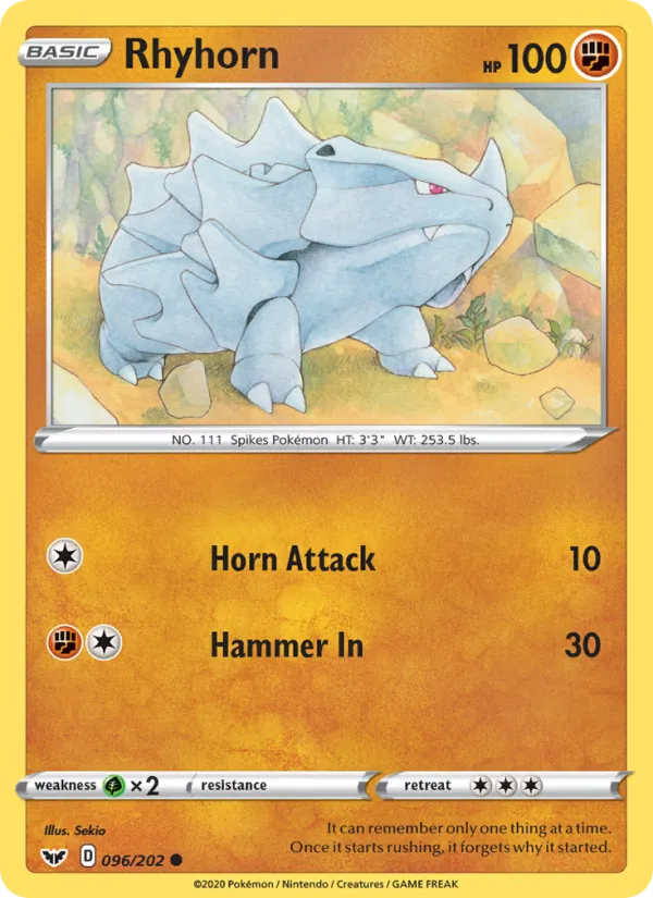 Rhyhorn full card art