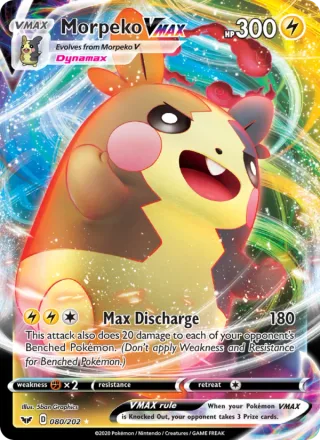 Morpeko VMAX #80 · Sword & Shield Pokémon card
