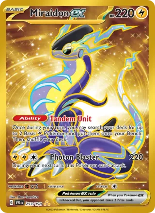 Miraidon ex #253 · Scarlet & Violet Pokémon card