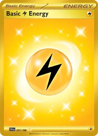 Basic Lightning Energy #257 · Scarlet & Violet Pokémon card