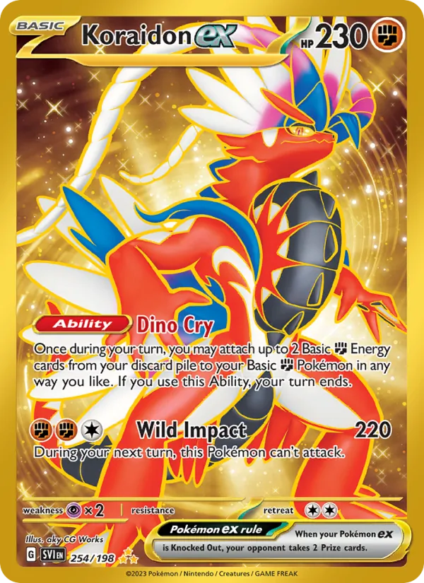Koraidon ex full card art
