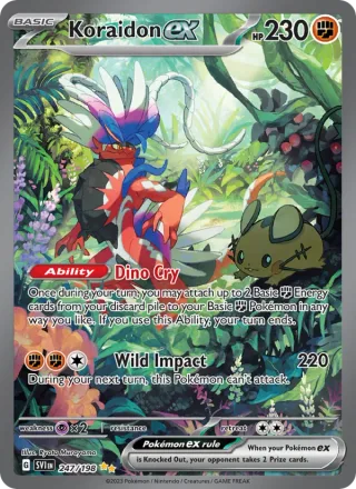 Koraidon ex #247 · Scarlet & Violet Pokémon card