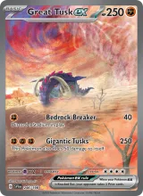 Great Tusk ex · Scarlet & Violet Pokémon card
