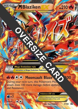 M Blaziken EX - XY86 #XY86 · Jumbo cards Pokémon card