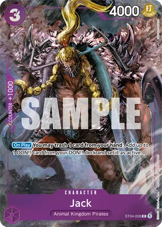 Jack (Premium Card Collection -BANDAI CARD GAMES Fest. 23-24 Edition-) #ST04-008-premium-card-collection-bandai-card-games-fest-23-24-edition · One Piece Promotion Cards One Piece card
