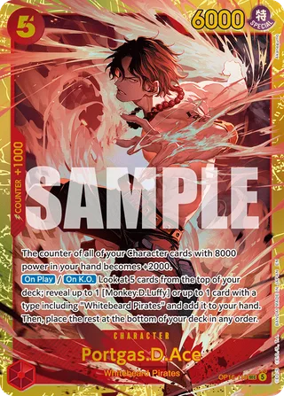 Portgas.D.Ace #OP16-118 · The Time of Battle One Piece card