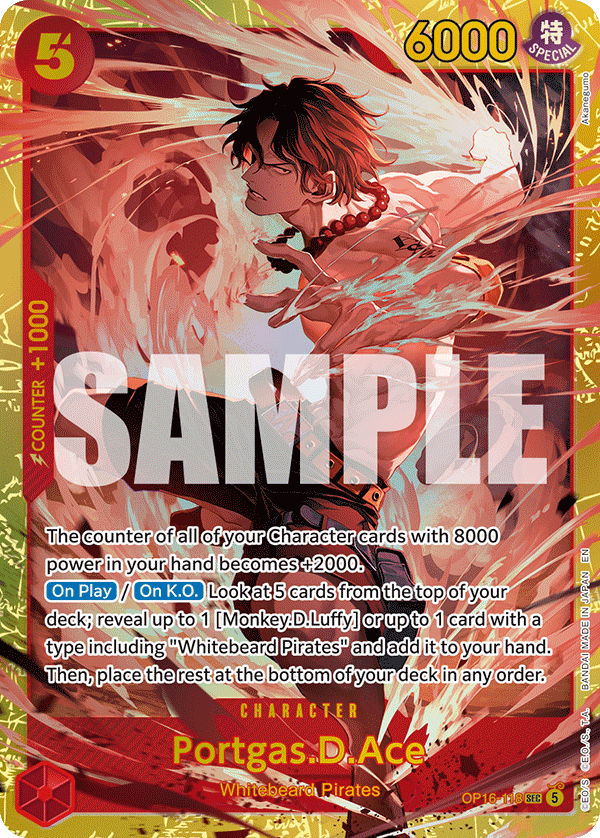 Portgas.D.Ace full card art