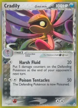Cradily δ · Holon Phantoms Pokémon card