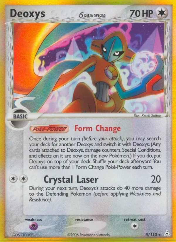 Deoxys δ full card art