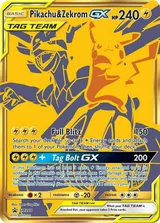 Pikachu & Zekrom GX · SM Black Star Promos Pokémon card