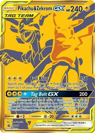 Pikachu & Zekrom GX #SM248 · SM Black Star Promos Pokémon card