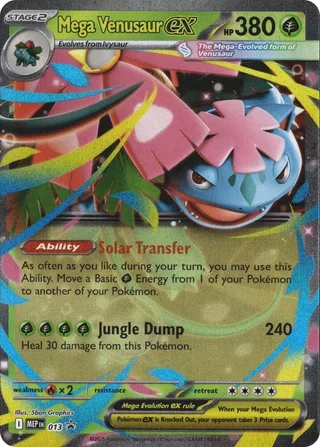 Mega Venusaur ex #013 · MEP Black Star Promos Pokémon card