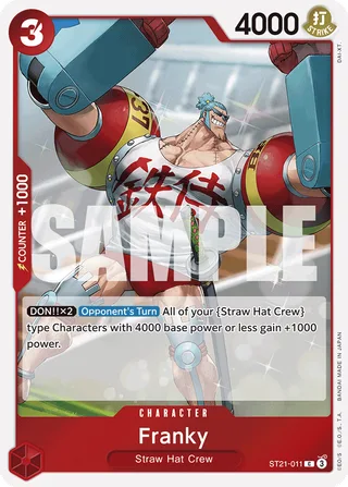 Franky #ST21-011 · ST-21: Starter Deck 21 EX Gear 5 One Piece card
