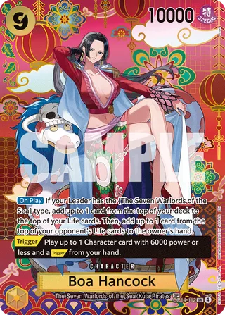 Boa Hancock (SP) #OP14-112-sp · The Azure Sea's Seven One Piece card
