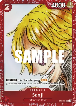 Sanji (Premium Card Collection -ONE PIECE FILM RED Edition-) #ST01-004-premium-card-collection-one-piece-film-red-edition · One Piece Promotion Cards One Piece card