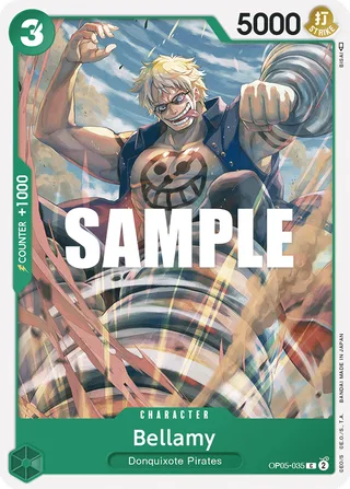 Bellamy #OP05-035 · Awakening of the New Era: 1st Anniversary Tournament Cards One Piece card