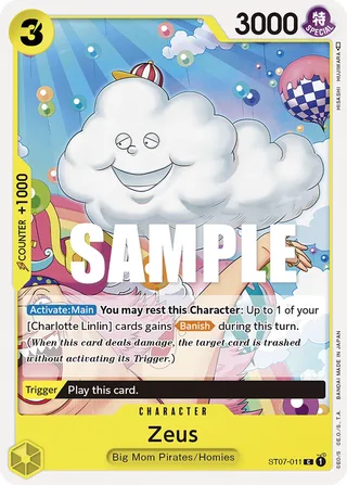 Zeus #ST07-011 · ST-07: Starter Deck 7 Big Mom Pirates One Piece card