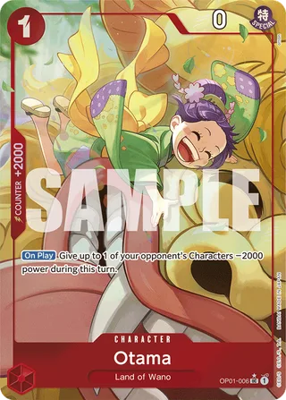 Otama (Alternate Art) #OP01-006-alternate-art · Premium Booster -The Best- One Piece card