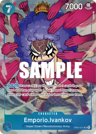 Emporio.Ivankov (Alternate Art) #OP02-051-alternate-art · Paramount War One Piece card