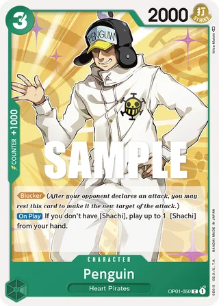 Penguin #OP01-050 · Romance Dawn One Piece card
