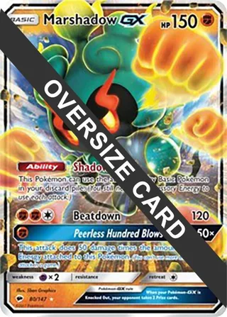 Marshadow GX #080 · Jumbo cards Pokémon card
