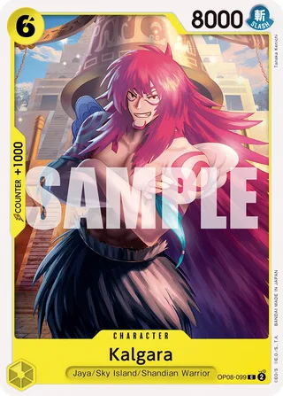 Kalgara #OP08-099 · Two Legends Pre-Release Cards One Piece card