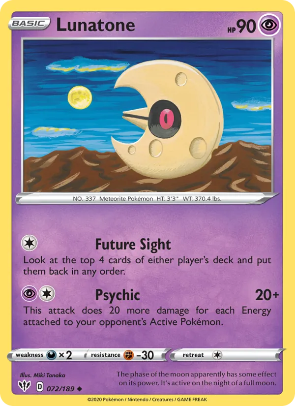 Lunatone full card art