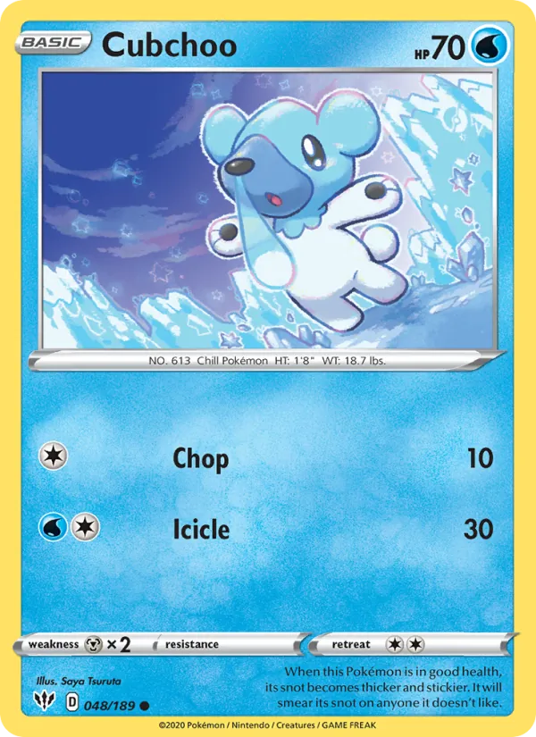 Cubchoo full card art