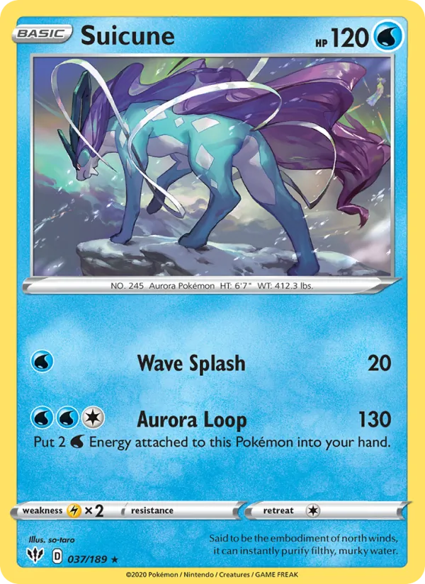Suicune full card art