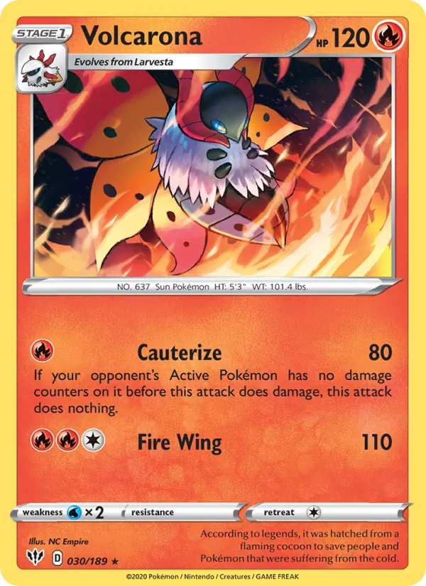 Volcarona full card art