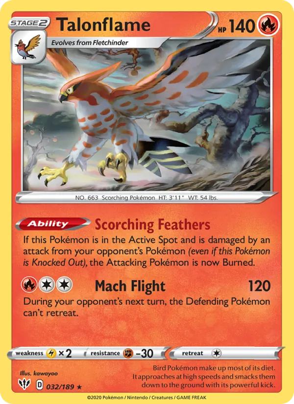 Talonflame full card art
