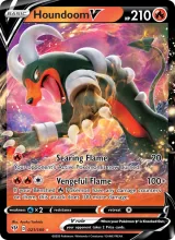 Houndoom V · Darkness Ablaze Pokémon card
