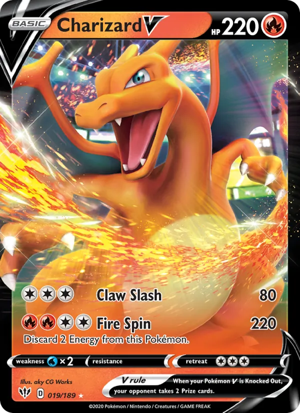 Charizard V full card art
