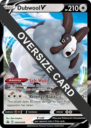 Dubwool V - SWSH049 #SWSH049 · Jumbo cards Pokémon card