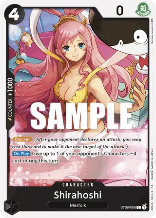 Shirahoshi #ST08-006 · ST-08: Starter Deck 8 Monkey.D.Luffy One Piece card