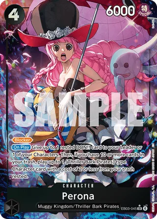 Perona (Alternate Art) #EB03-045-alternate-art · Extra Booster: One Piece Heroines Edition One Piece card