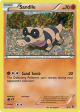 Sandile · McDonald's Collection 2011 Pokémon card