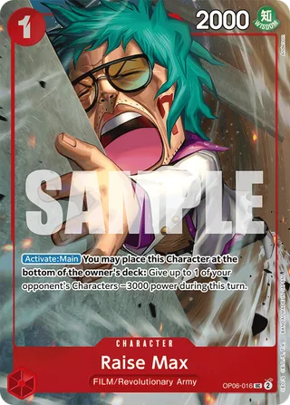 Raise Max (Premium Card Collection -Best Selection Vol. 3-) #OP06-016-premium-card-collection-best-selection-vol-3 · One Piece Promotion Cards One Piece card